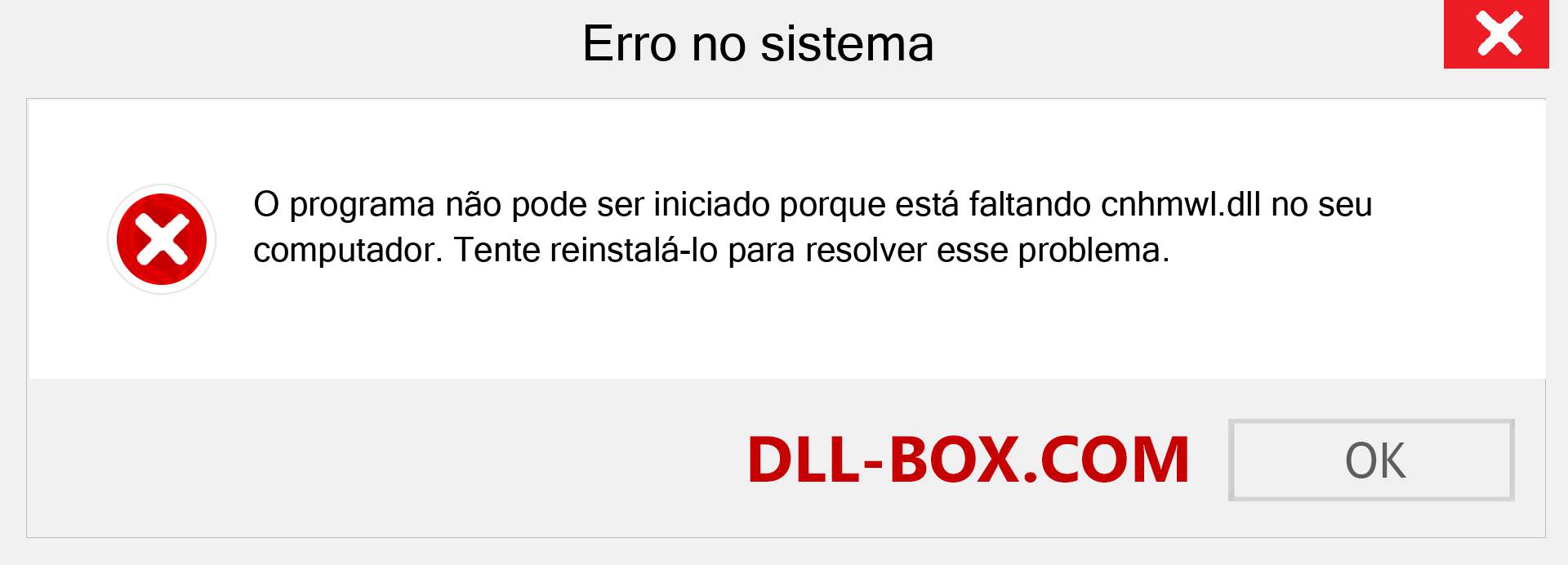 Arquivo cnhmwl.dll ausente ?. Download para Windows 7, 8, 10 - Correção de erro ausente cnhmwl dll no Windows, fotos, imagens